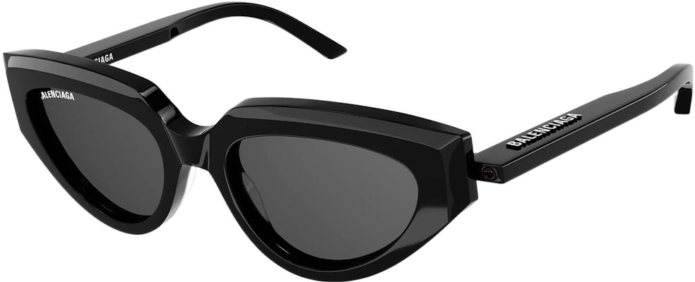 Kacamata Hitam Balenciaga Cat Eye Unisex dengan Logo Samping. BB0159S001 Buy Kacamata Hitam Balenciaga Cat Eye Unisex dengan Logo Samping. BB0159S001