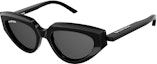 Buy Kacamata Hitam Balenciaga Cat Eye Unisex dengan Logo Samping. BB0159S001
