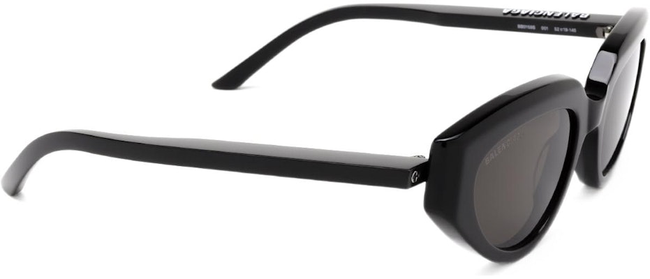 Kacamata Hitam Balenciaga Cat Eye Unisex dengan Logo Samping. BB0159S001 Shop Kacamata Hitam Balenciaga Cat Eye Unisex dengan Logo Samping. BB0159S001