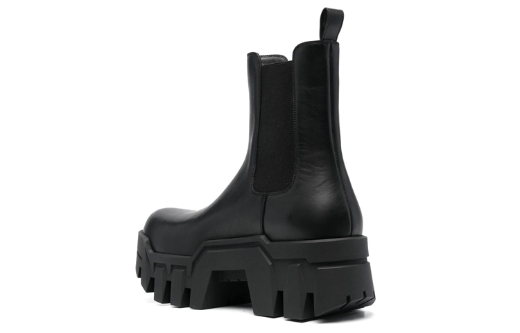 Shop 巴黎世家Bulldozer小牛皮套腳切爾西靴黑色