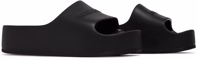 Cheap (W) Balenciaga Chunky Slides ''Zwart'' 654315-W1S89-1000