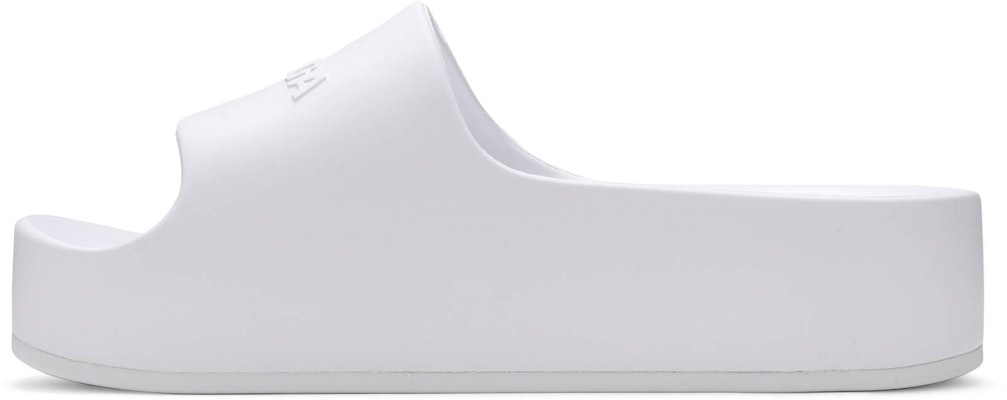 (W) 巴黎世家厚底拖鞋 '纯白' 654315-W1S89-9000 Lookbook (W) 巴黎世家厚底拖鞋 '纯白' 654315-W1S89-9000