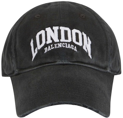 Balenciaga Cities London Cap Faded Black Buy Balenciaga Cities London Cap Faded Black