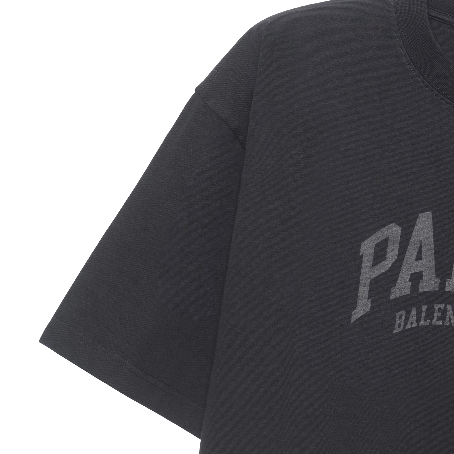 Balenciaga Cities Paris SS23 Letter Print Black Unisex T-Shirt. 612966TLVL71069 圖 5