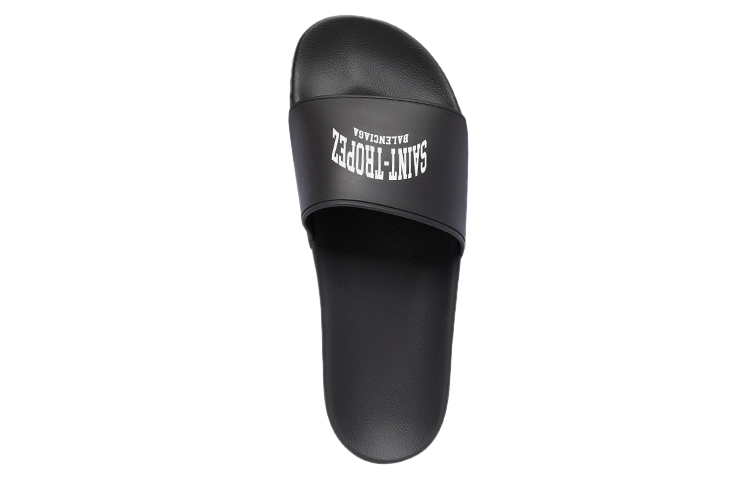 Shop Balenciaga Cities Saint Tropez Badslippers ''Zwart'' 689031W1S9A1007