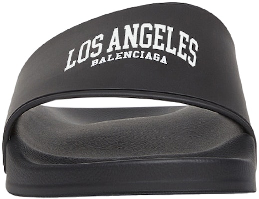 巴黎世家洛杉矶黑色城市泳池拖鞋 689031W1S9A1010 Lookbook 巴黎世家洛杉矶黑色城市泳池拖鞋 689031W1S9A1010