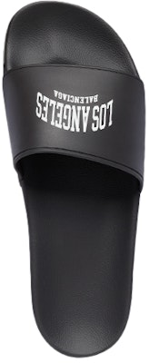 巴黎世家洛杉矶黑色城市泳池拖鞋 689031W1S9A1010 Shop 巴黎世家洛杉矶黑色城市泳池拖鞋 689031W1S9A1010