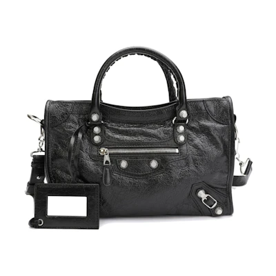 Balenciaga City Shoulder Bag Black