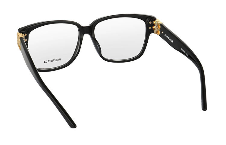 Balenciaga Classic BB Logo Square Optical Eyewear - Unisex Black Glasses. BB0104O-001 圖 5