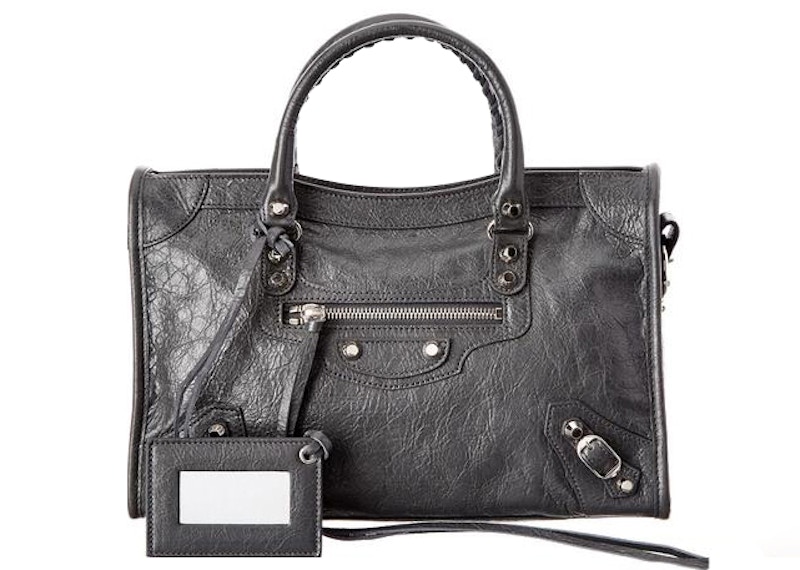 Balenciaga Classic City S Bag with Strap Gray