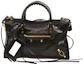 Buy Bolso Balenciaga Classic City Pequeño Negro con Detalles Dorados