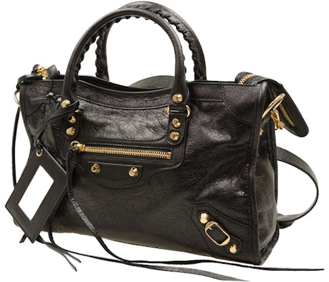 Balenciaga Classic City Shoulder Bag Small Gold-tone Black Order Balenciaga Classic City Shoulder Bag Small Gold-tone Black