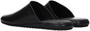 Shop Balenciaga Klasik Flat Mules Hitam 678365WA72N1080