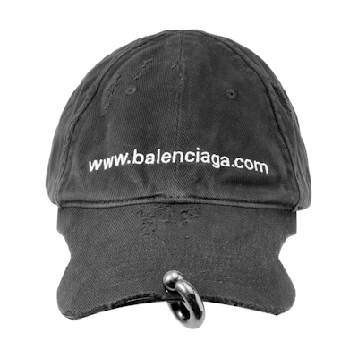 Balenciaga Classic Logo Baseball Cap Black Adjustable Hat. 750716410B21071