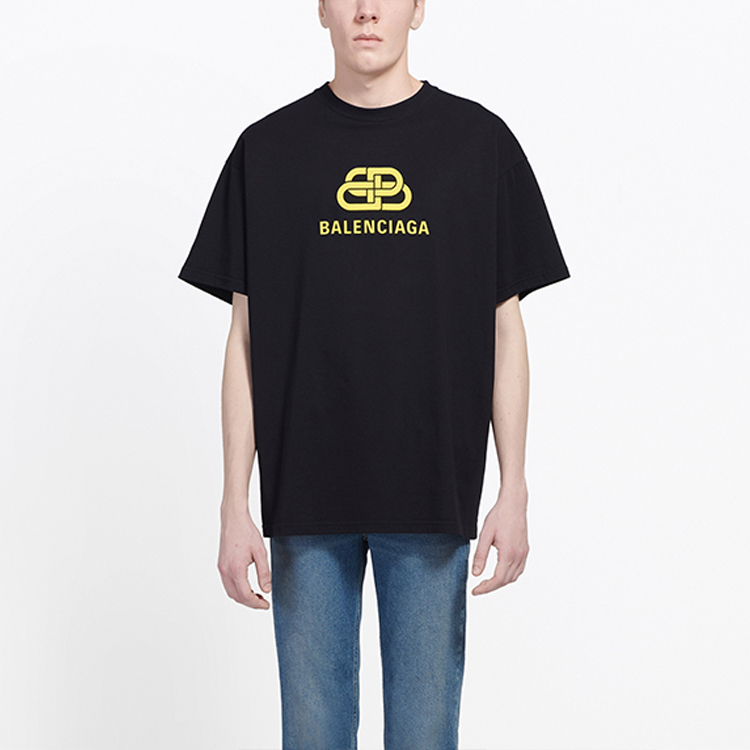 Lookbook Balenciaga Klasik Logo Cetakan T-Shirt 578139TEV481361