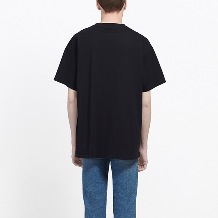 Shop Balenciaga Klasik Logo Cetakan T-Shirt 578139TEV481361