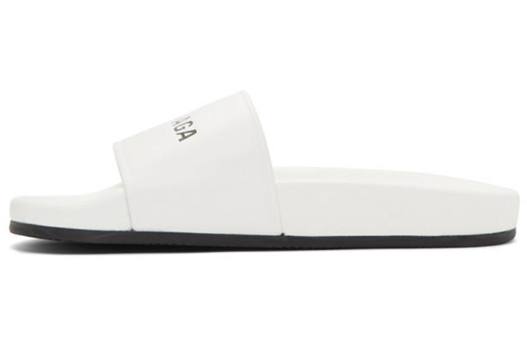 Balenciaga Classic Logo Slide 'White'