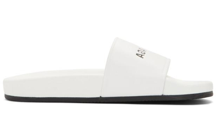 Balenciaga Classic Logo Slide 'White' 圖 2