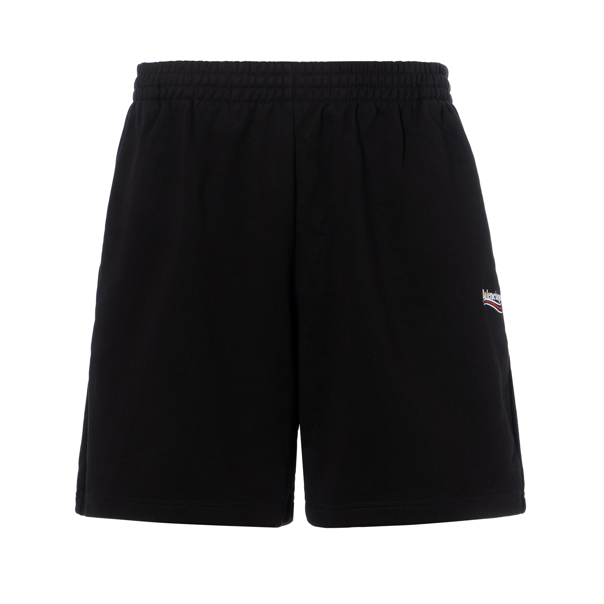 Balenciaga Classic Relaxed Fit Coke Logo Shorts Black. 641608TIV531070