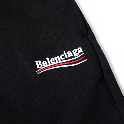 Balenciaga Celana Pendek Hitam Logo Coke Fit Santai Klasik. 641608TIV531070 Cheap Balenciaga Celana Pendek Hitam Logo Coke Fit Santai Klasik. 641608TIV531070