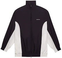 Balenciaga Classic Twill Stand Collar Jacket Navy Blue 622301TBP018065 Balenciaga Classic Twill Stand Collar Jacket Navy Blue 622301TBP018065
