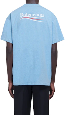 巴黎世家可口可乐图案T恤 北卡蓝 570803TBV425840 Details for 巴黎世家可口可乐图案T恤 北卡蓝 570803TBV425840