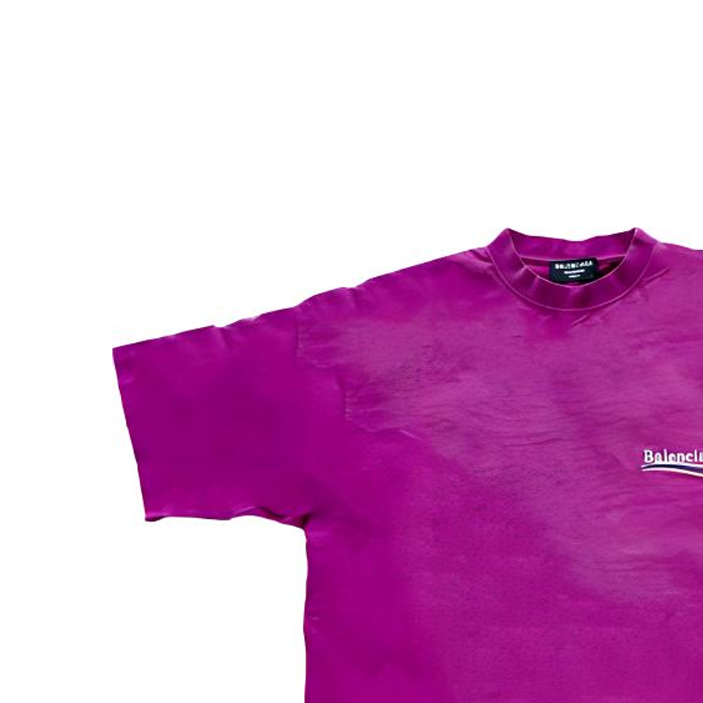 Balenciaga Coca-Cola Logo Tie-Dye Embroidered Loose Fit T-Shirt Pink . 641675TKVJ15282 圖 4