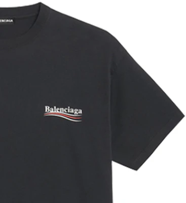 Balenciaga Coca-Cola Print Black Crewneck Tee for Men 570803TAV441000 Sizing Balenciaga Coca-Cola Print Black Crewneck Tee for Men 570803TAV441000