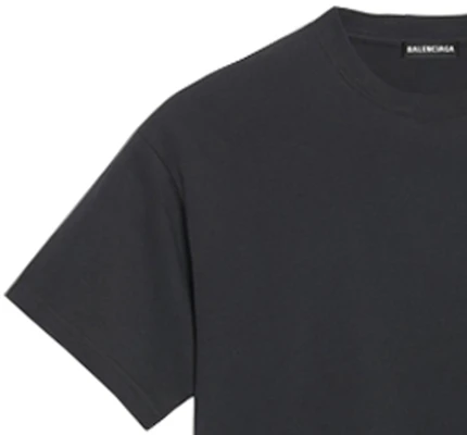 Balenciaga Coca-Cola Print Black Crewneck Tee for Men 570803TAV441000 Cheap Balenciaga Coca-Cola Print Black Crewneck Tee for Men 570803TAV441000