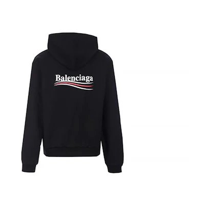 Balenciaga Coca Cola Wave Logo Hoodie Unisex Black 578135TIV531070