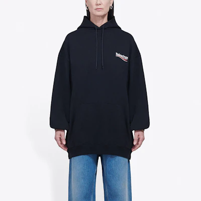 巴黎世家可口可乐波浪标志连帽衫男女同款黑色 578135TIV531070 Purchase 巴黎世家可口可乐波浪标志连帽衫男女同款黑色 578135TIV531070