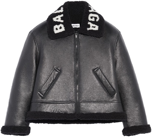 balenciaga-cocoon-shearling-leather-jacket-black