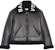 Balenciaga Cocoon Shearling Leather Jacket 'Black'