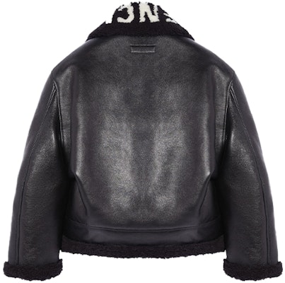 Balenciaga Cocoon Shearling Leather Jacket 'Black' Order Balenciaga Cocoon Shearling Leather Jacket 'Black'