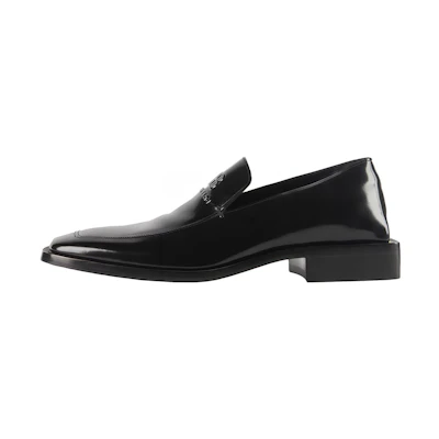 Balenciaga Coin Rim 20mm Loafers Black Leather