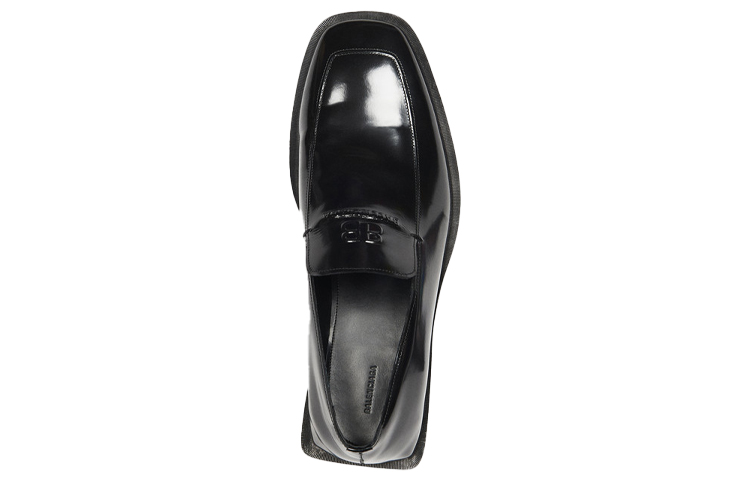 Balenciaga Coin Rim 20mm Loafers Black Leather 圖 5