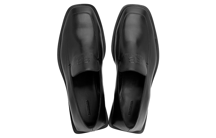 Lookbook 발렌시아가 코인 림 로퍼 '블랙' (Balenciaga Coin Rim Loafer 'Black') 615723-WA72L-1000