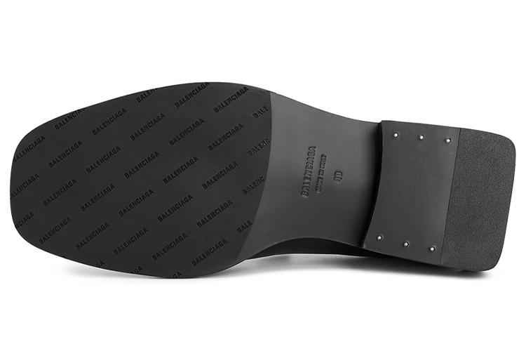 Purchase 발렌시아가 코인 림 로퍼 '블랙' (Balenciaga Coin Rim Loafer 'Black') 615723-WA72L-1000