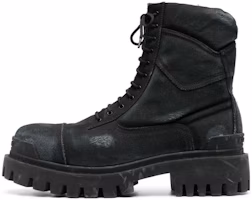 Balenciaga Combat Strike Boot 'Black Distressed Canvas' 694042-W2H11-1000 Balenciaga Combat Strike Boot 'Black Distressed Canvas' 694042-W2H11-1000