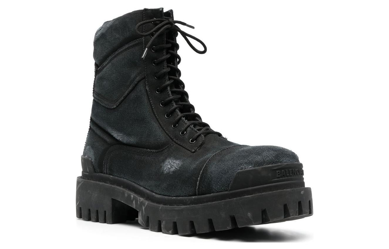 Order Bota Balenciaga Combat Strike 'Desgastada - Negra' 694042-W2H11-1000