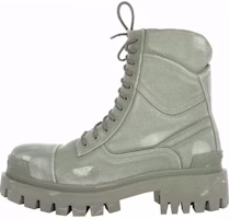 Balenciaga Combat Strike Boots 'Washed Green Cotton' 694042W2H113300 Balenciaga Combat Strike Boots 'Washed Green Cotton' 694042W2H113300