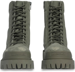 巴黎世家做舊系帶短靴 男款 綠色 Purchase 巴黎世家做舊系帶短靴 男款 綠色