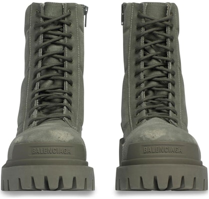 Balenciaga Combat Strike Boots 'Cotton Hijau Tercuci' 694042W2H113300 Purchase Balenciaga Combat Strike Boots 'Cotton Hijau Tercuci' 694042W2H113300