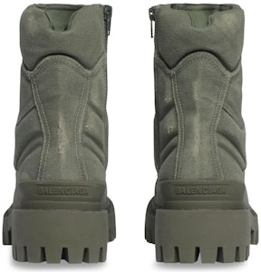 巴黎世家做舊系帶短靴 男款 綠色 Sizing 巴黎世家做舊系帶短靴 男款 綠色