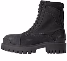 Balenciaga Combat Strike Round Toe Platform Ankle Boots 2cm Black . 845015W2H111000 Balenciaga Combat Strike Round Toe Platform Ankle Boots 2cm Black . 845015W2H111000