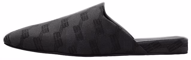 Balenciaga Cosy BB Mule 'All Over Logo - Grey Black' 636605-W2I10-1510 Balenciaga Cosy BB Mule 'All Over Logo - Grey Black' 636605-W2I10-1510
