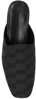 Balenciaga Cosy BB Mule 'All Over Logo - Grey Black' 636605-W2I10-1510 Lookbook Balenciaga Cosy BB Mule 'All Over Logo - Grey Black' 636605-W2I10-1510