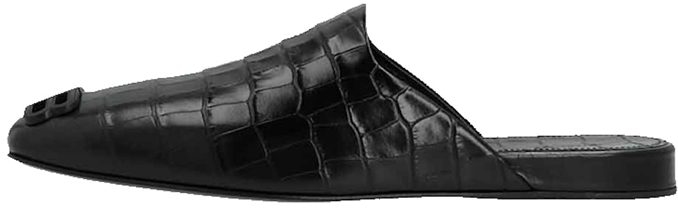 Balenciaga Cosy BB Mule 'Crocodile Embossed Hitam' 654644WBB721010 Buy Balenciaga Cosy BB Mule 'Crocodile Embossed Hitam' 654644WBB721010