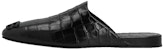 Balenciaga Cosy BB Mule 'Kulit Buaya Embossed Hitam' 654644WBB721010