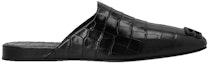 Order Balenciaga Cosy BB Mule 'Kulit Buaya Embossed Hitam' 654644WBB721010